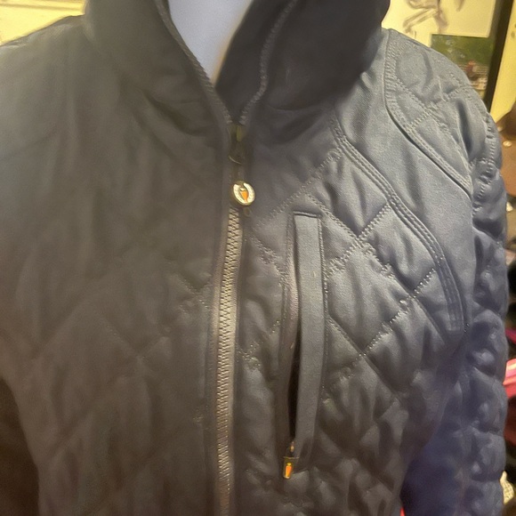 Kerrits Women's Quilted Puffer Jacket - Dark Blue - Picture 2 of 5